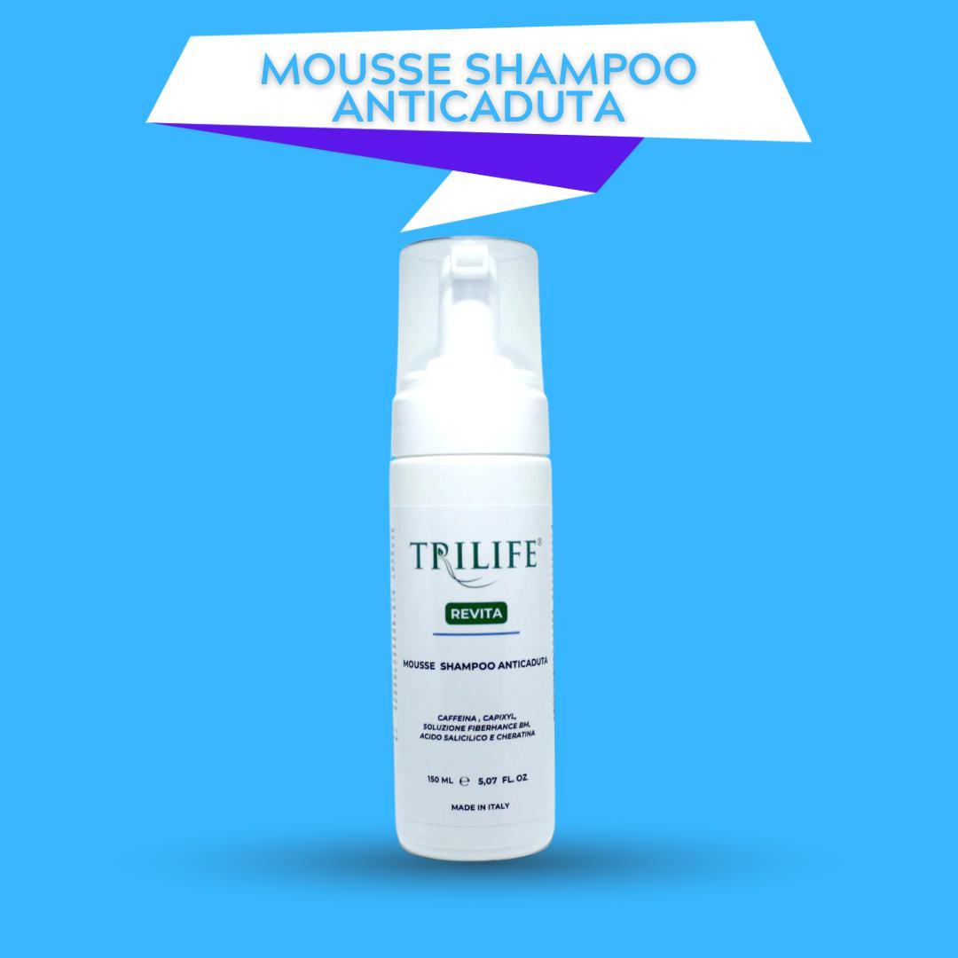 Shampoo mousse anticaduta specifico per il trattamento dell’alopecia. Formulato con peptidi, caffeina e cheratina, è delicato sul cuoio capelluto e rispetta la fragilità dei capelli tipica di chi soffre di alopecia.